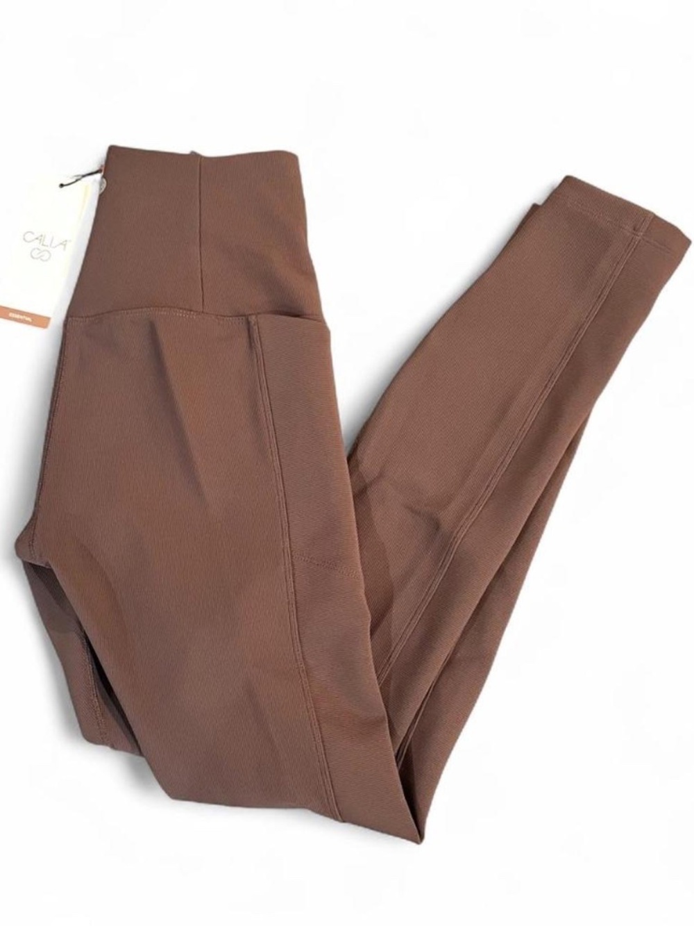 CALIA Seamed Rib Essential Collection High Rise 7/8 Legging - Size XS